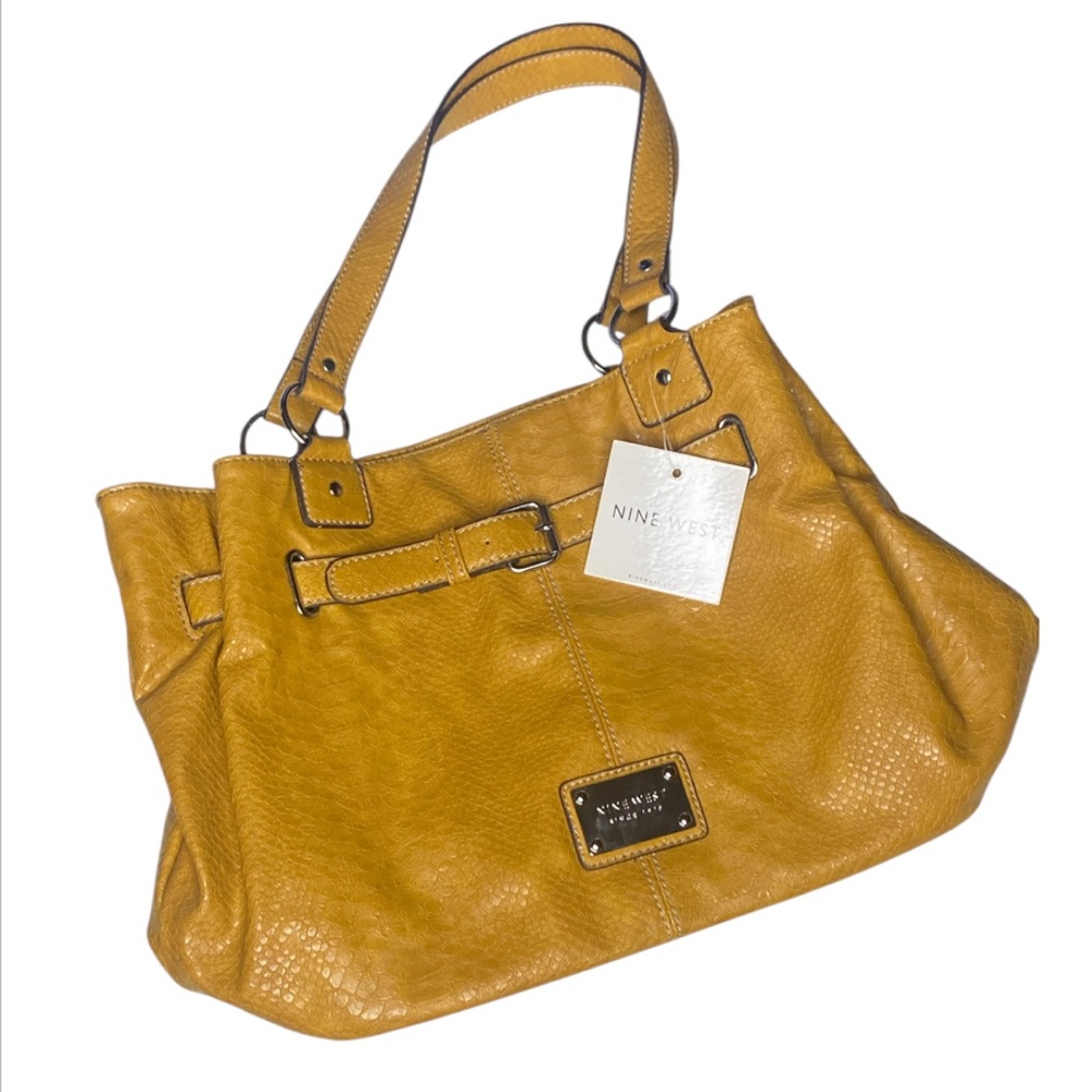 Nine West Yellow Shoulder Bag